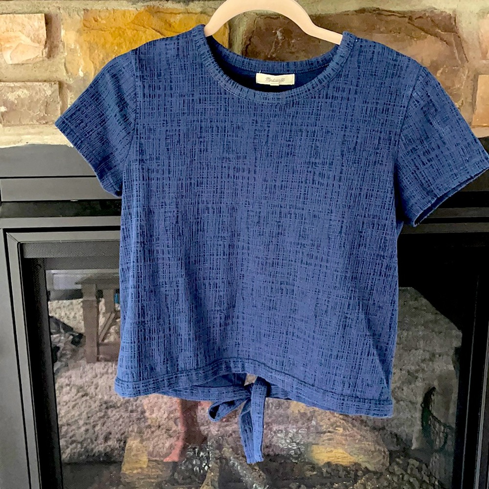 Madewell top with tie back
